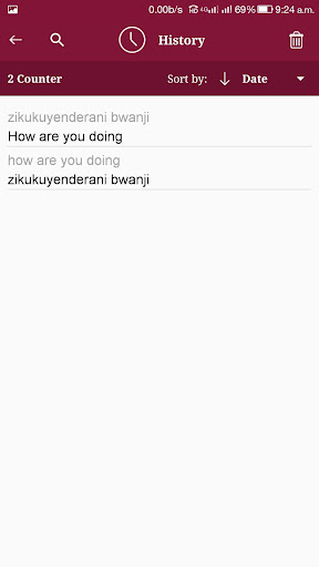 Chichewa - English Translator Screen 3