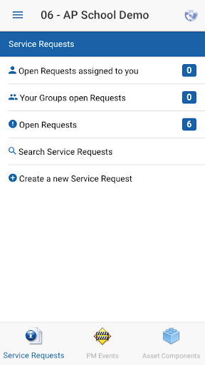 Android application MaintenancePlanner screenshort