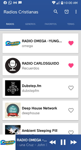 Android application Radios Cristianas screenshort