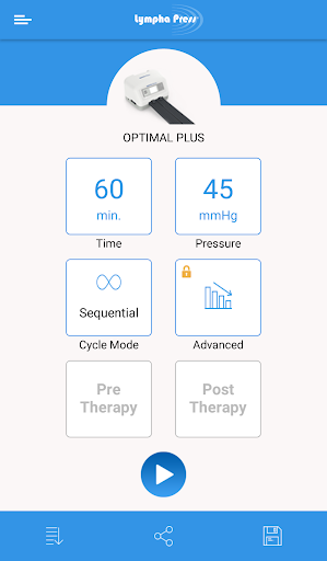 Android application Lympha Press screenshort