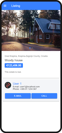 Osclass App Screen 2