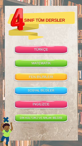 Android application 4.Sınıf TestBookTurkey screenshort