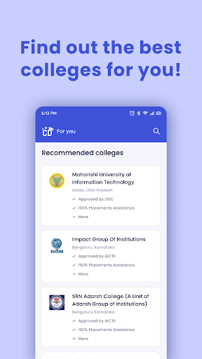 CollegeDekho Screen 2