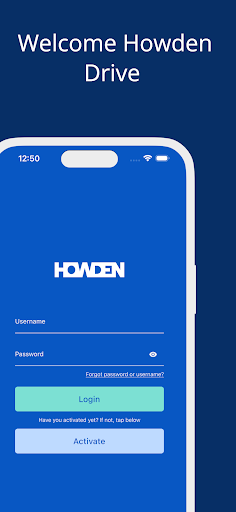Android application Howden Drive screenshort