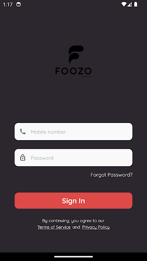 Android application Foozo Rider screenshort