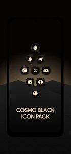 Cosmo Black Icon Pack