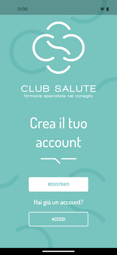 Android application Club Salute Farmacie screenshort