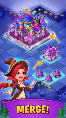 Game screenshot Merge Witches-Match Puzzles mod apk