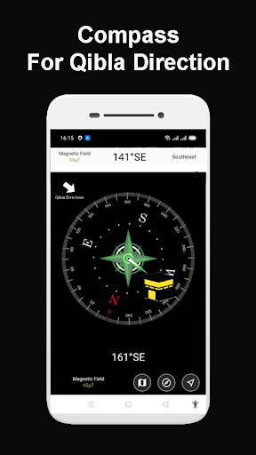 Android application Qibla Compass - Qibla Finder screenshort