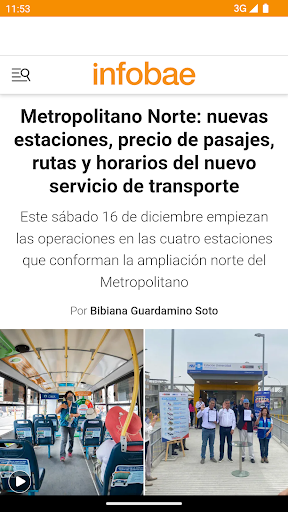 Infobae Perú Screen 2