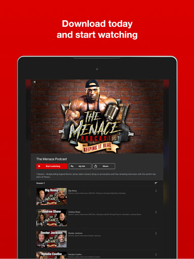 Screenshot of Muscle & Fitness+