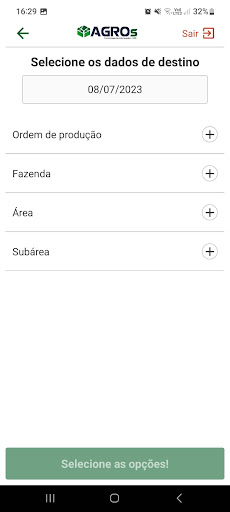 Agros Movimentação Screen 3