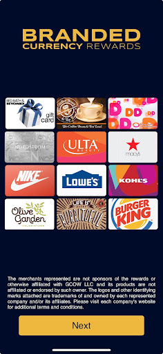 Android application Branded Currency Rewards screenshort