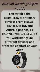 Huawei watch gt 3 pro - guide