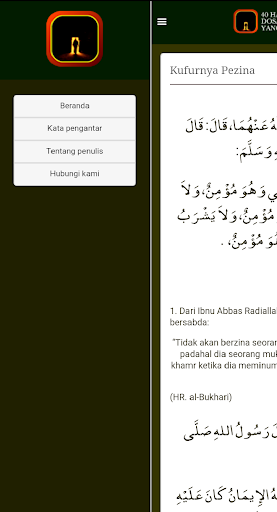 40 Hadis Dosa Besar yang Diang