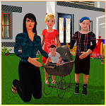 Cover Image of Download Virtual Single Mom Simulator: Family Mother Life 1.12 APK