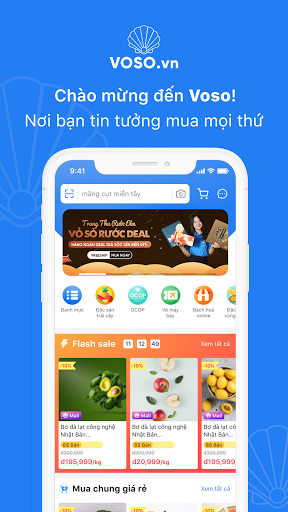 Android application VOSO screenshort