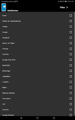 Notification Catcher Screen 2