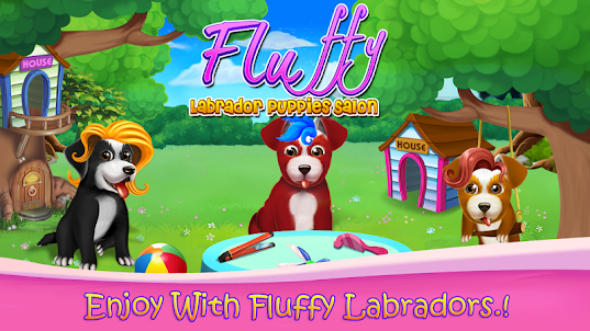 Fluffy Dog Animals Vet Games