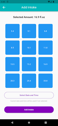 HydrateMe - Hydration Tracker Screen 3
