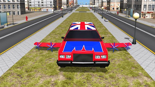 Android application Flying Limo Car Driving Fever screenshot