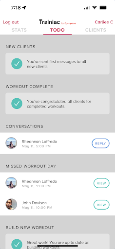 Trainiac for Coaches screenshot 5