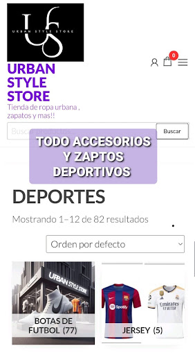Android application Urban Style Tienda Virtual screenshort