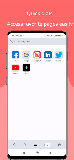 Phi Browser: Private and Fast Screen 3