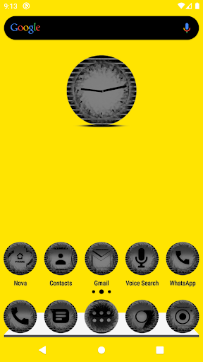 Android application Grey Icon Pack Style 5 screenshort