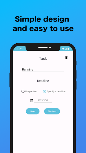 Clask:Classify task into lists Screen 3