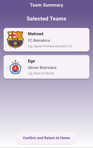 Random Football Team Selector