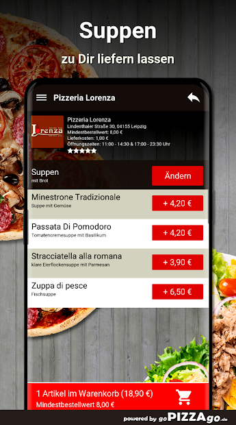 Screenshot 6 Pizzeria Lorenza Leipzig android