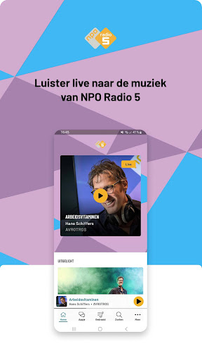 Android application NPO Radio 5 screenshort