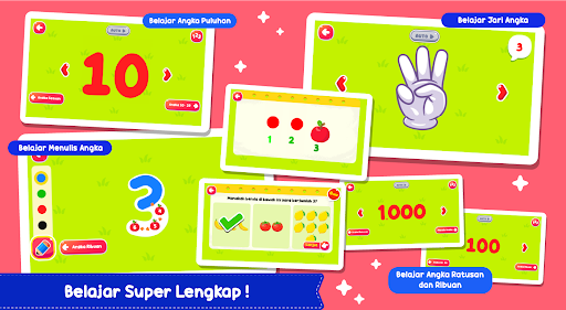 Belajar Angka + Suara Screen 2