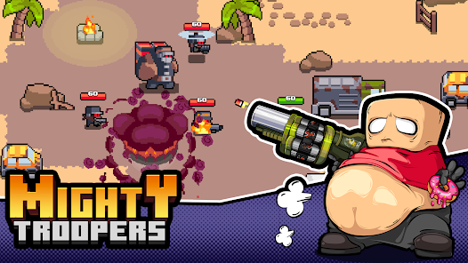 Battle of Mighty Troopers 1.0.5 APK + Мод (Unlimited money) за Android