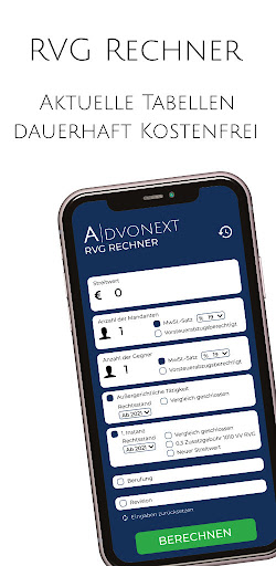 Android application RVG Rechner screenshort