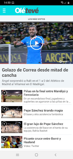 Olé Tevé screenshot 1