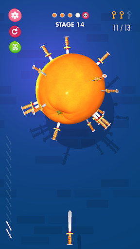 Android application Knife Hits 3D screenshort