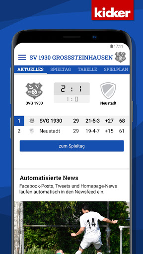 SV 1930 Großsteinhausen Screen 2