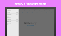 screenshot of Ruler App – Measure length in 