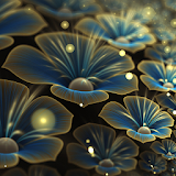 glowing flowers live wallpaper icon