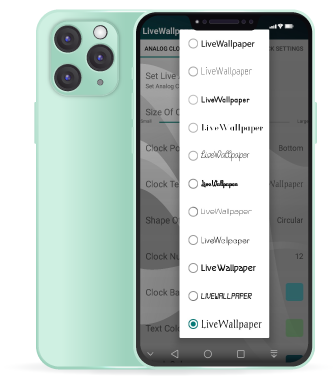 Analog Clock and Digital Clock Live Wallpaper