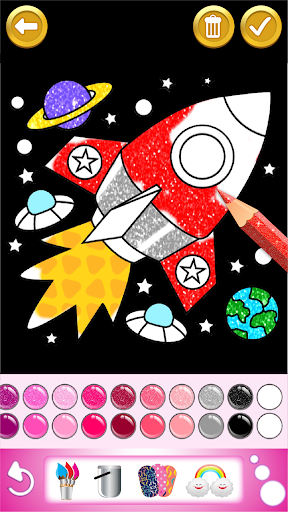 Glitter Coloring and Drawing Screenshot 4 - AppWisp.com