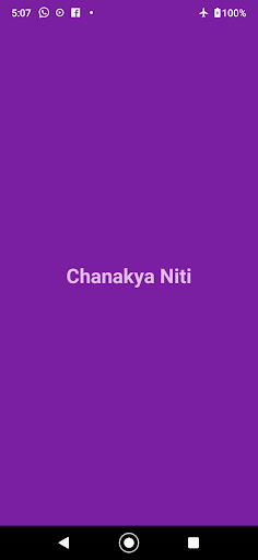 Android application Chanakya Niti screenshort
