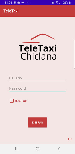 Android application TeleTaxi screenshort
