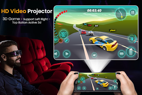 Download HD Video Projector Simulator  Mobile Projector v1.12  APK (MOD, unlimited money) FREE FOR ANDROID 3