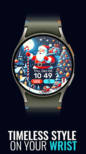 Holiday Santa Watch Face screenshot 7