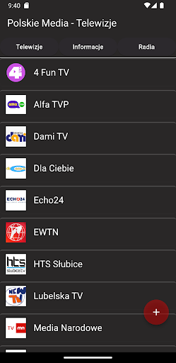 Android application Polskie Media screenshort