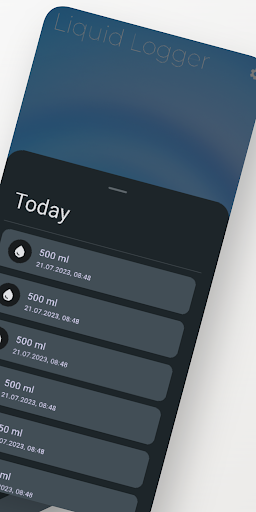 Liquid Logger Screen 2