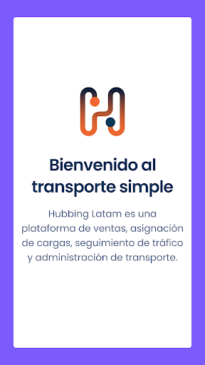 Android application Hubbing Latam Driver screenshort